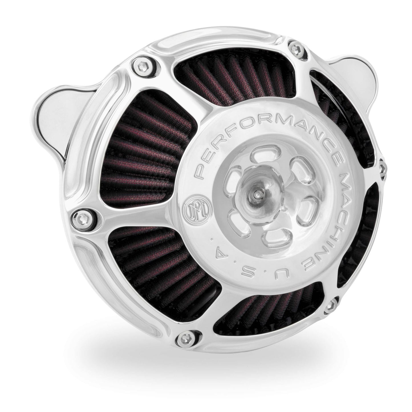 Performance Machine Air Cleaner MaxHP Cv/Electronic Fuel Injection Chrome 0206-2078-CH_76128