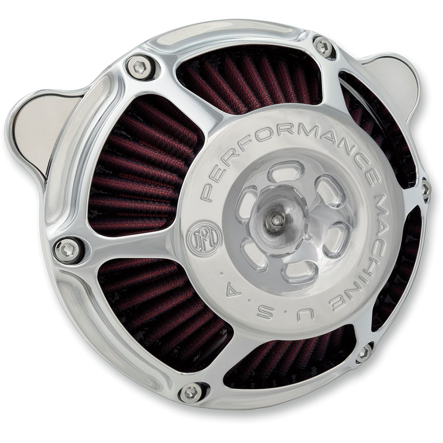 Performance Machine Air Cleaner MaxHP Cv/Electronic Fuel Injection Chrome 0206-2078-CH_452692