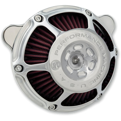 Performance Machine Air Cleaner MaxHP Cv/Electronic Fuel Injection Chrome 0206-2078-CH_452692