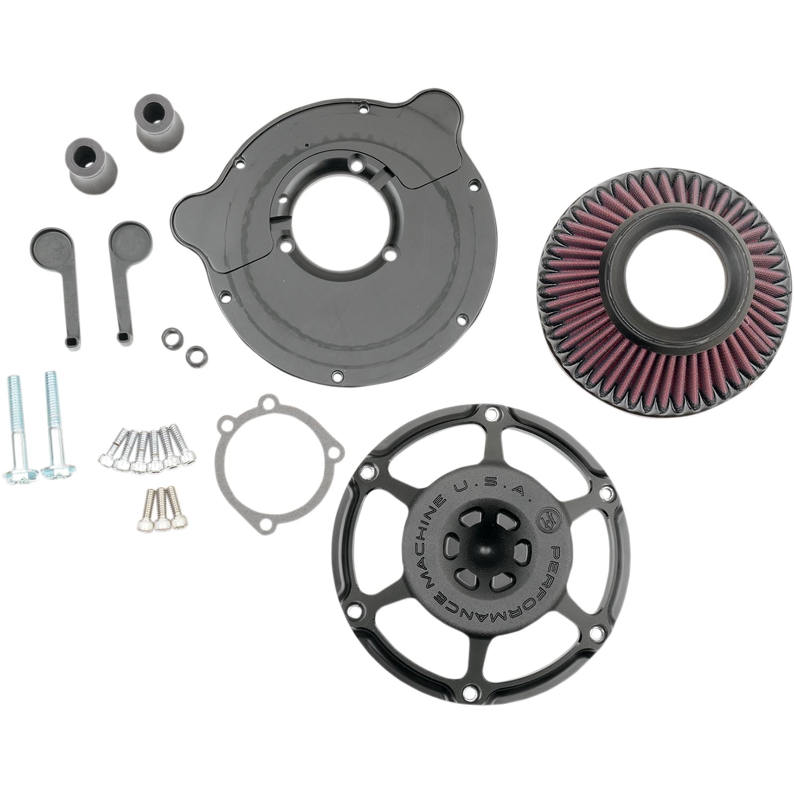 Performance Machine Air Cleaner MaxHP Cv/Electronic Fuel Injection Black Ops 0206-2078-SMB_452694