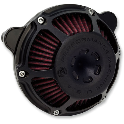 Performance Machine Air Cleaner MaxHP Cv/Electronic Fuel Injection Black Ops 0206-2078-SMB_452695