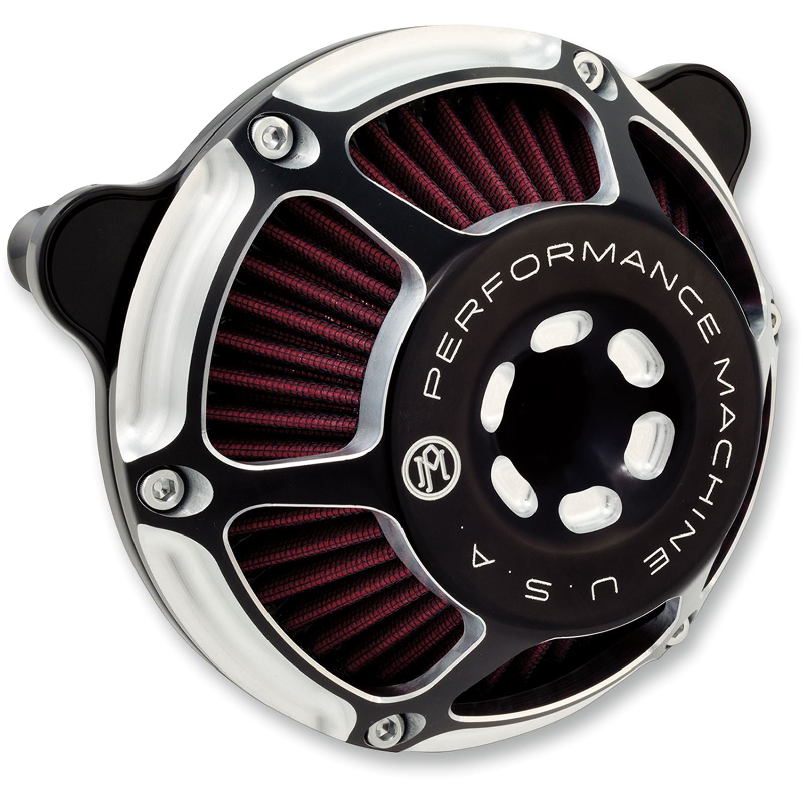Performance Machine Air Cleaner MaxHP - '14+ for Indian Contrast Cut 0206-2124-BM_452726