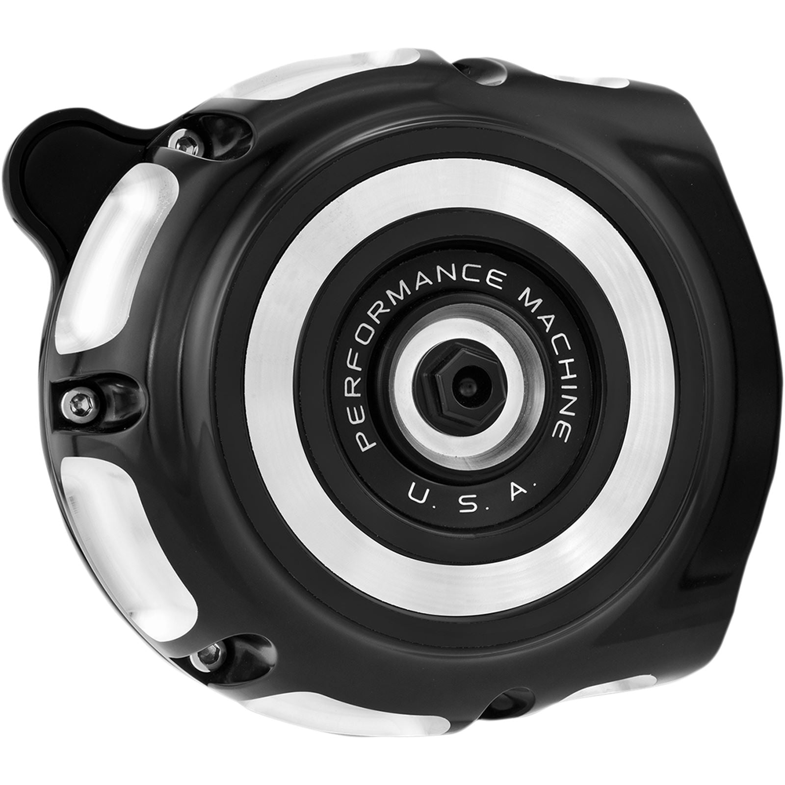 Performance Machine Air Cleaner Vintage 93+Big Twin Contrast Cut 0206-2130-BM_452729