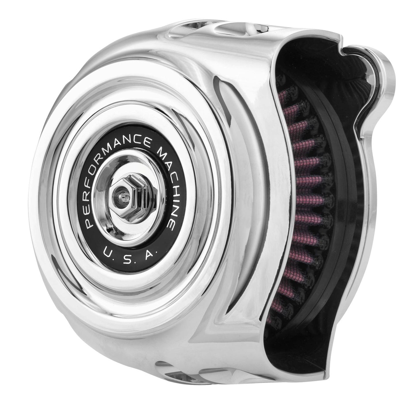 Performance Machine Air Cleaner Vintage 93+Big Twin Chrome 0206-2130-CH_76157