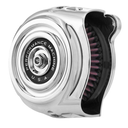 Performance Machine Air Cleaner Vintage 93+Big Twin Chrome 0206-2130-CH_76157