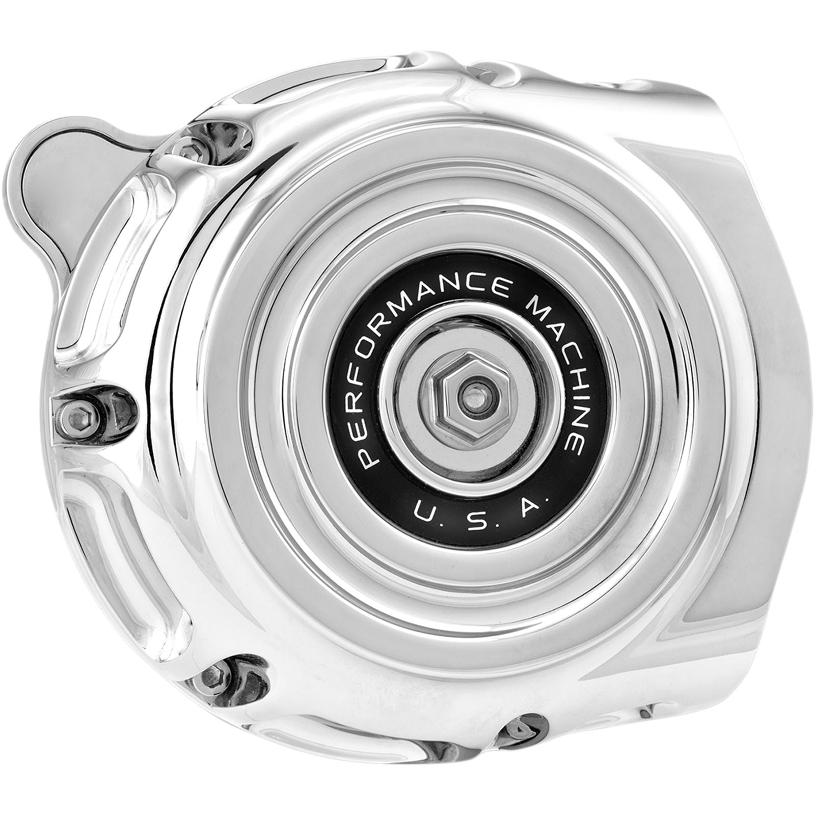 Performance Machine Air Cleaner Vintage Throttle By Wire Chrome 0206-2131-CH_452736
