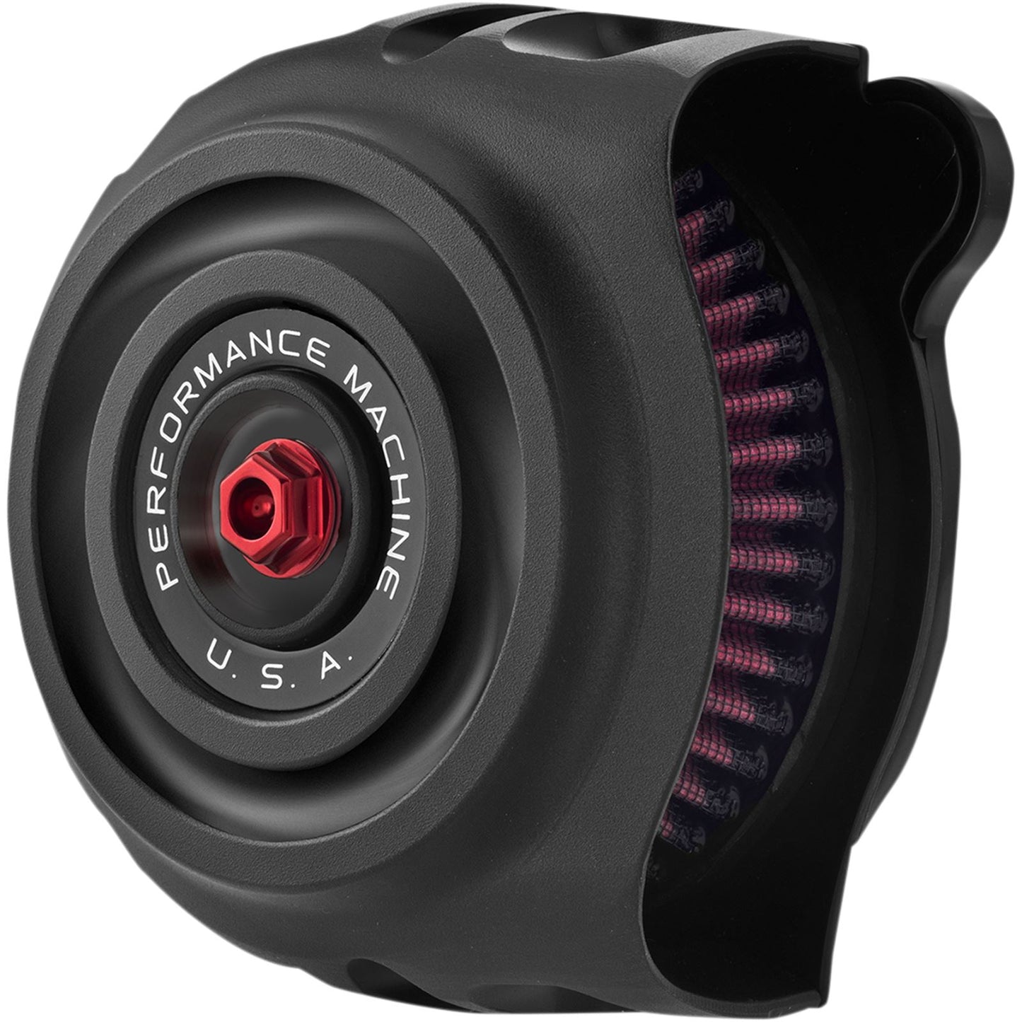 Performance Machine Air Cleaner Vintage Throttle By Wire Black Ops 0206-2131-SMB_452738