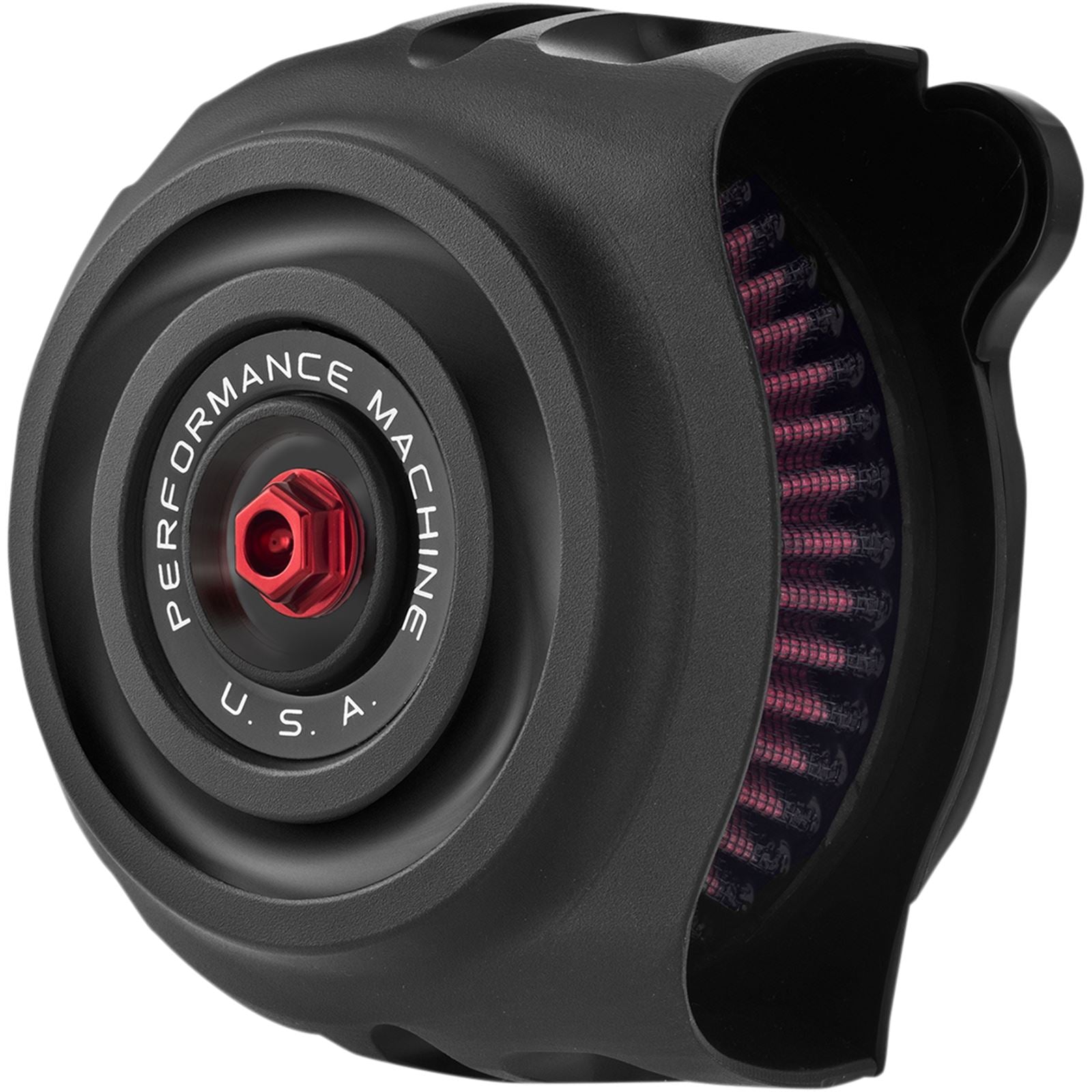 Performance Machine Air Cleaner Vintage Throttle By Wire Black Ops 0206-2131-SMB_452738