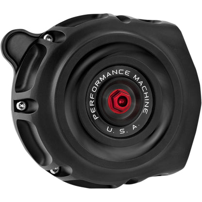 Performance Machine Air Cleaner Vintage - '91-10XL - Black Ops 0206-2132-SMB_452745