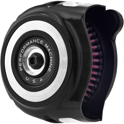 Performance Machine Air Cleaner Vintage - '14+ for Indian Contrast Cut 0206-2133-BM_452746