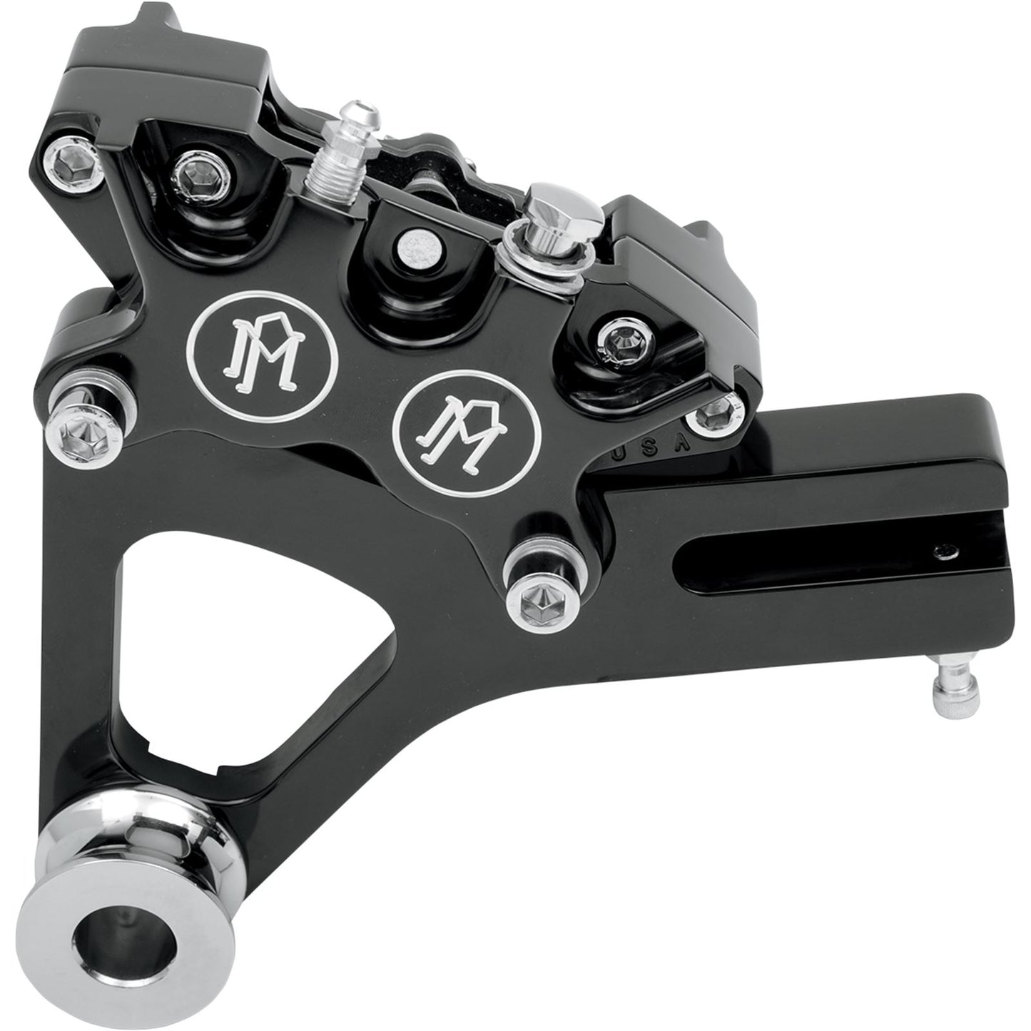 Performance Machine 4-Piston Caliper - Rear - Contrast Cut™ - '08-17 FXD 1259-0052-BM_453041