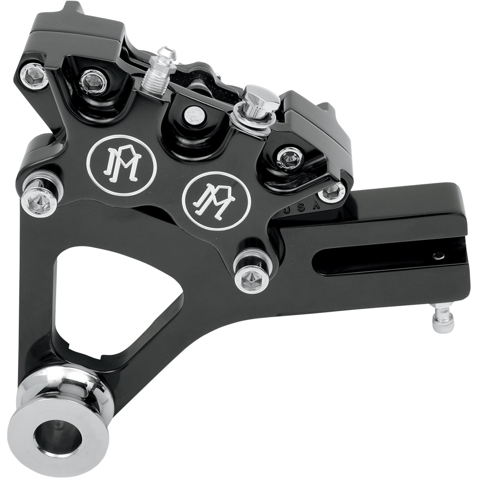 Performance Machine 4-Piston Caliper - Rear - Contrast Cut™ - '08-17 FXD 1259-0052-BM_453041
