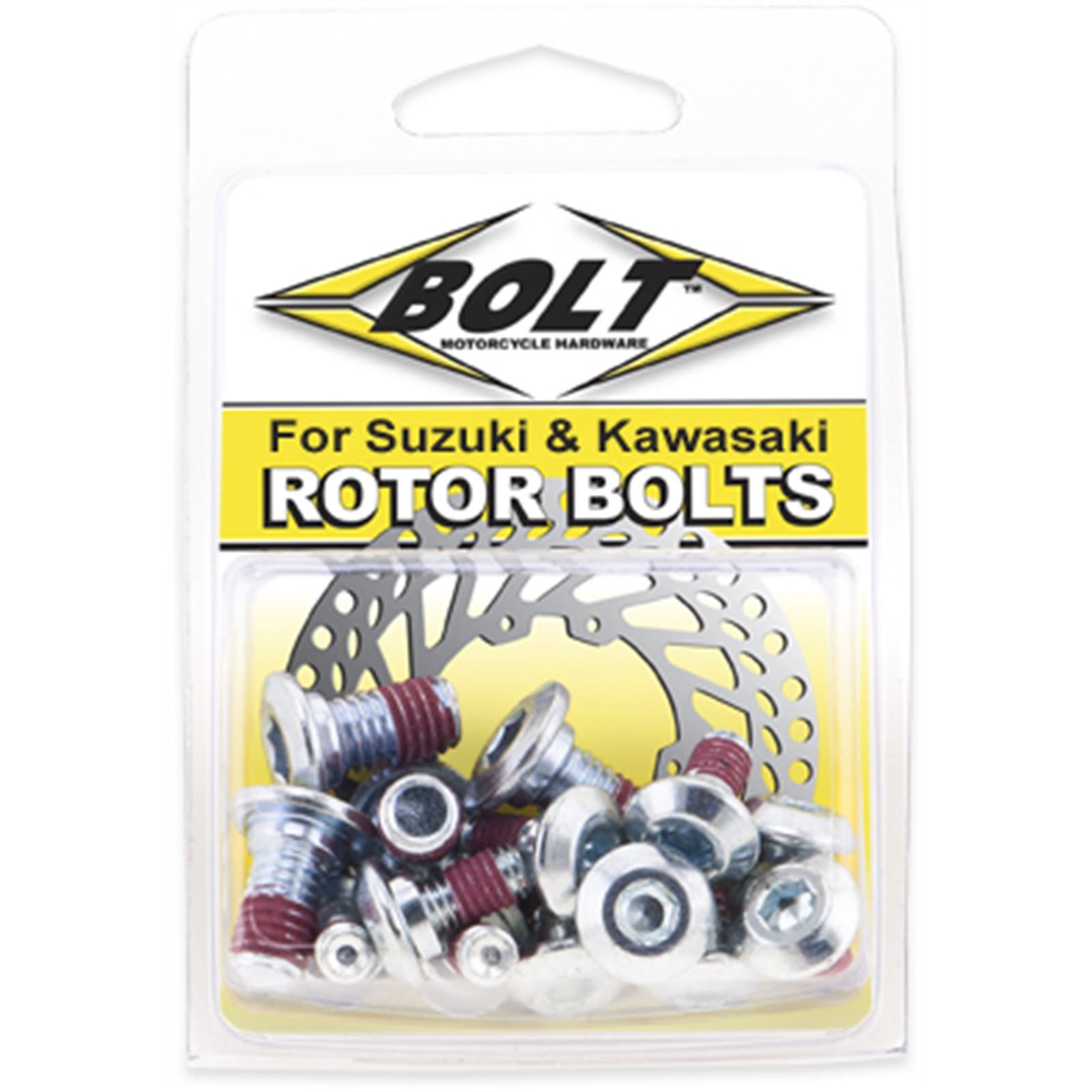Bolt MC Hardware Rotor Bolts For Suzuki/Kawasaki 2009-SKRTR_1002273