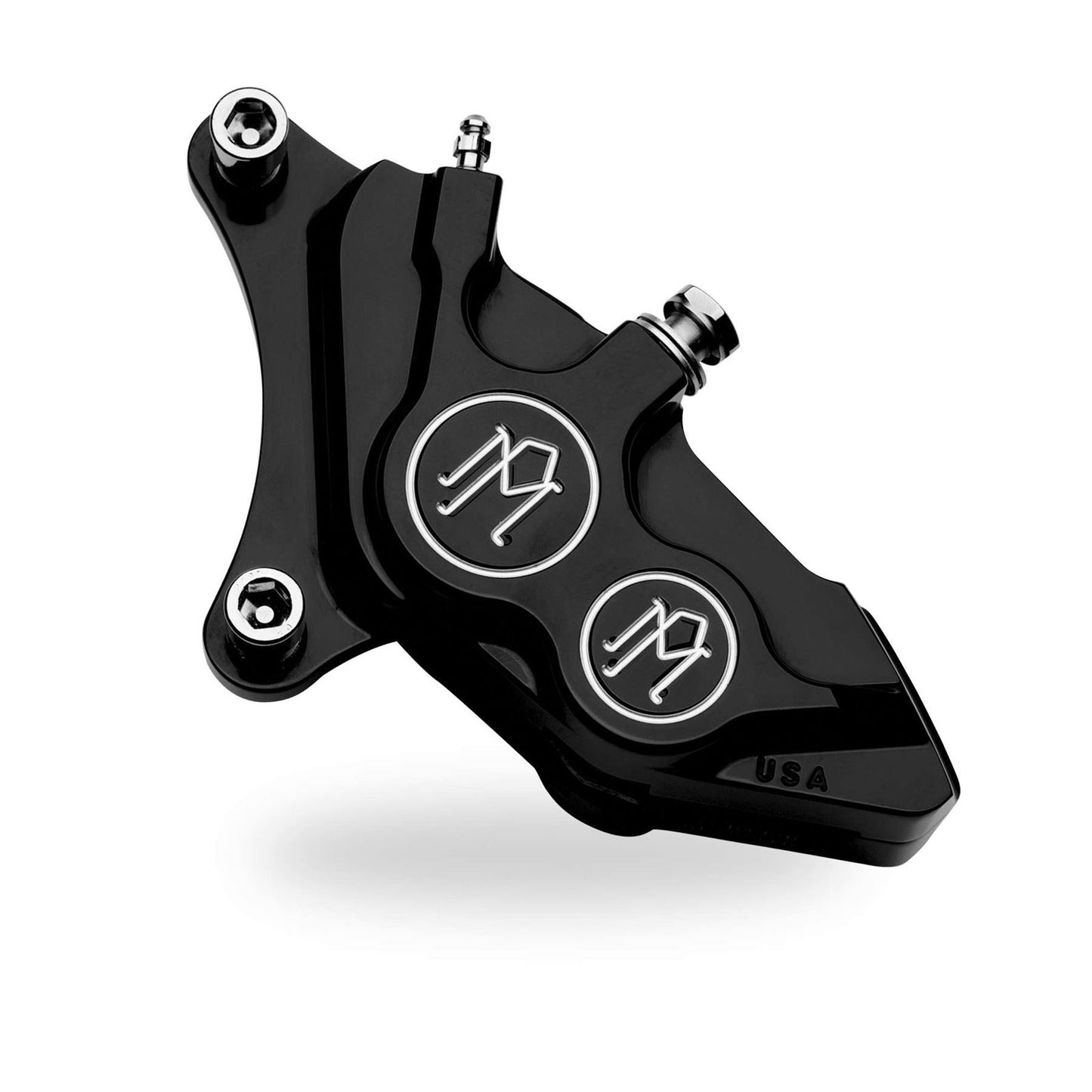 Performance Machine 4-Piston Caliper - Front Left - Contrast Cut™ - 11.5" 0053-2915-BM_76240