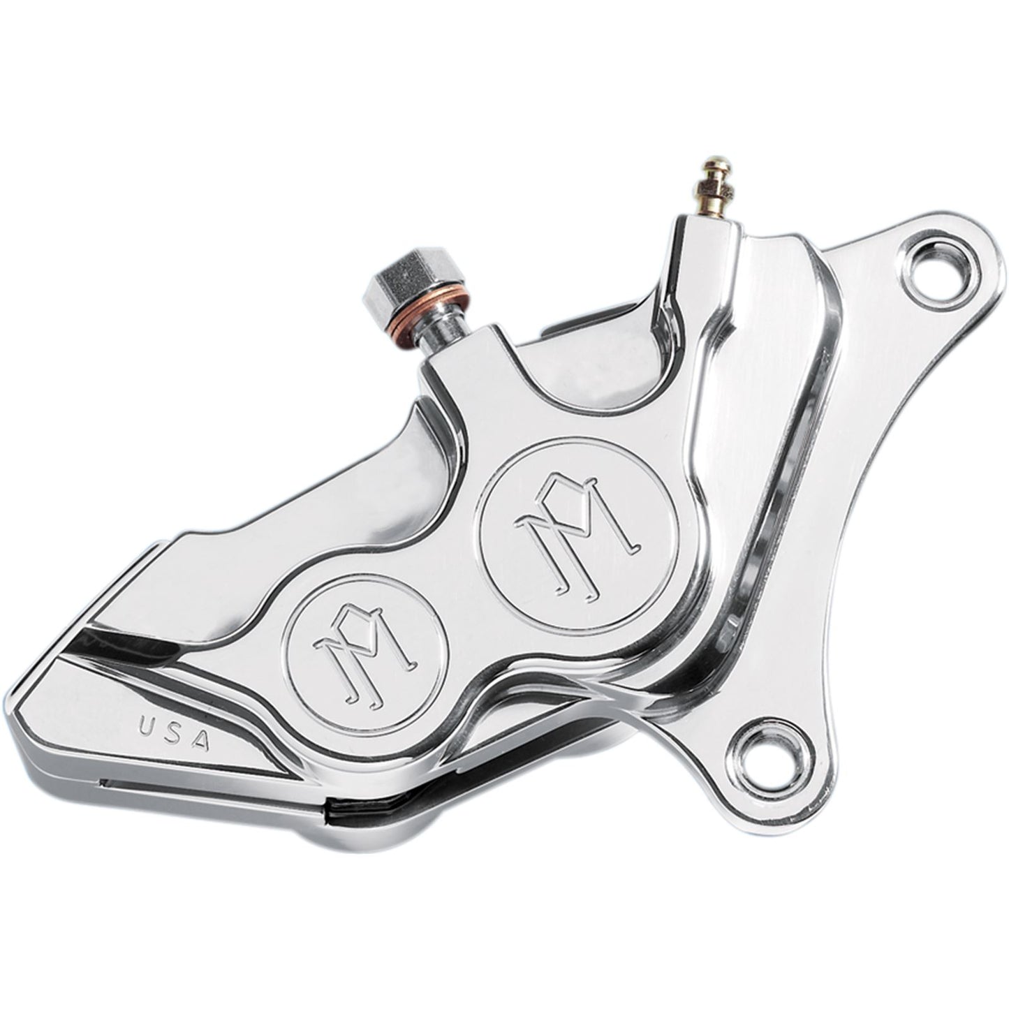 Performance Machine Caliper - Front Left for Harley-Davidson '00-17 - Chrome 0053-2919-CH_453332