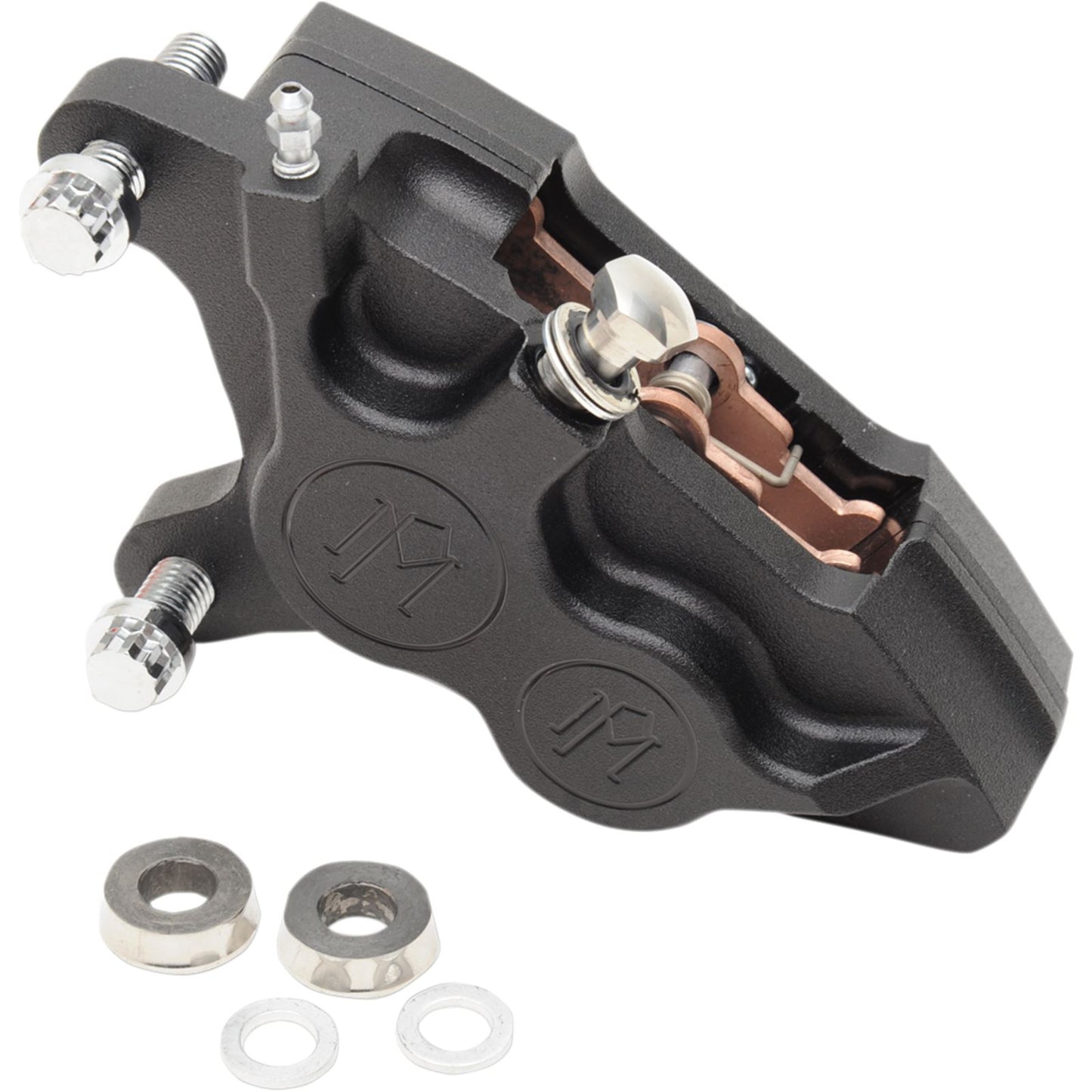 Performance Machine 4-Piston Caliper - Front Left - Black Ops™ - 11.5" 0053-2919-SMB_453061