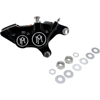 Performance Machine 4-Piston Caliper - Front Right - Contrast Cut™ - 11.5" 0053-2920-BM_453034