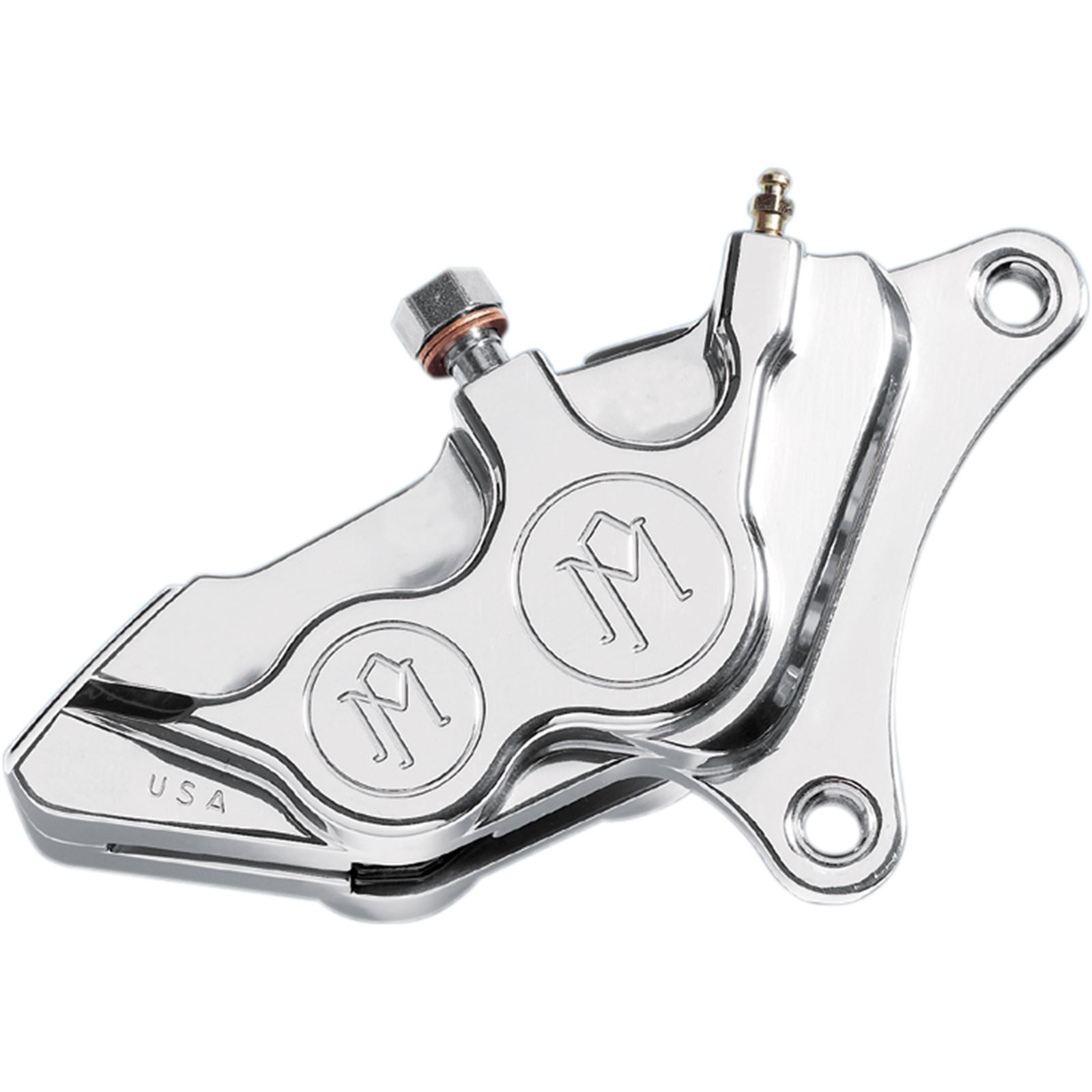 Performance Machine Caliper - Front Right for Harley-Davidson '00-17  - Chrome 0053-2920-CH_453334