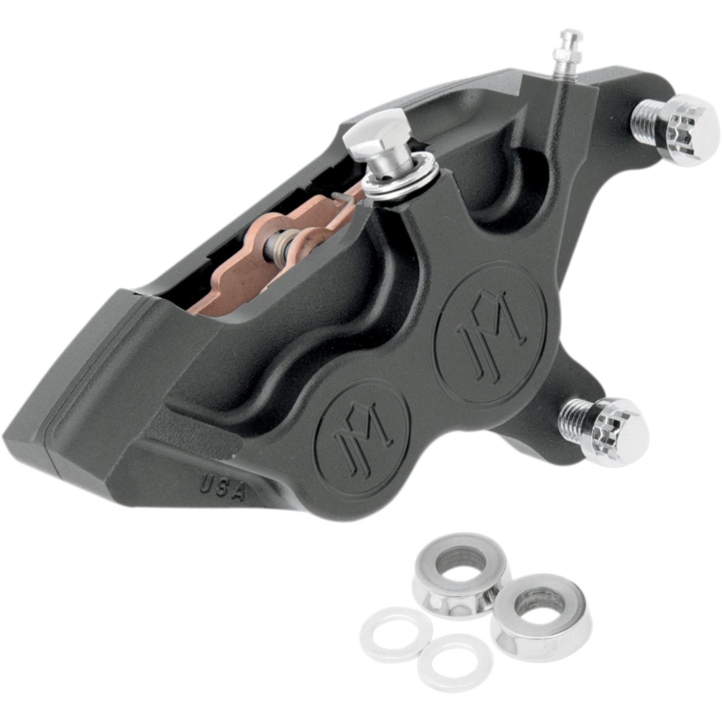 Performance Machine 4-Piston Caliper - Front Right - Black Ops™ - 11.5" 0053-2920-SMB_453063