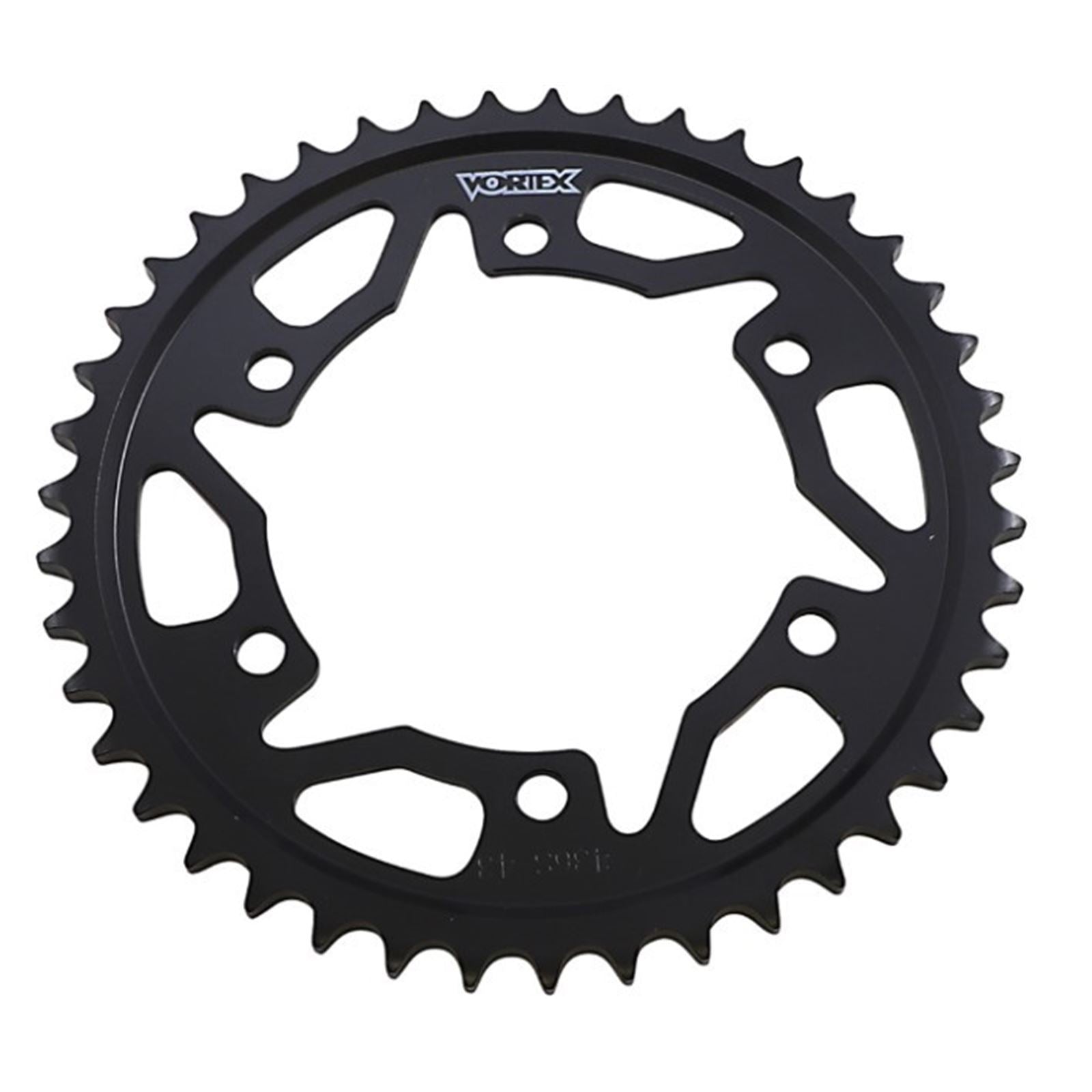 Vortex Steel Rear Sprocket Black - 530 - 43-Tooth 436S-43_1494385
