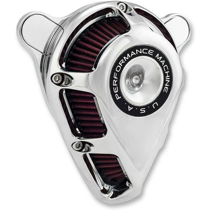 Performance Machine Air Cleaner Jet Cv/Electronic Fuel Injection  Chrome 0206-2112-CH_452707