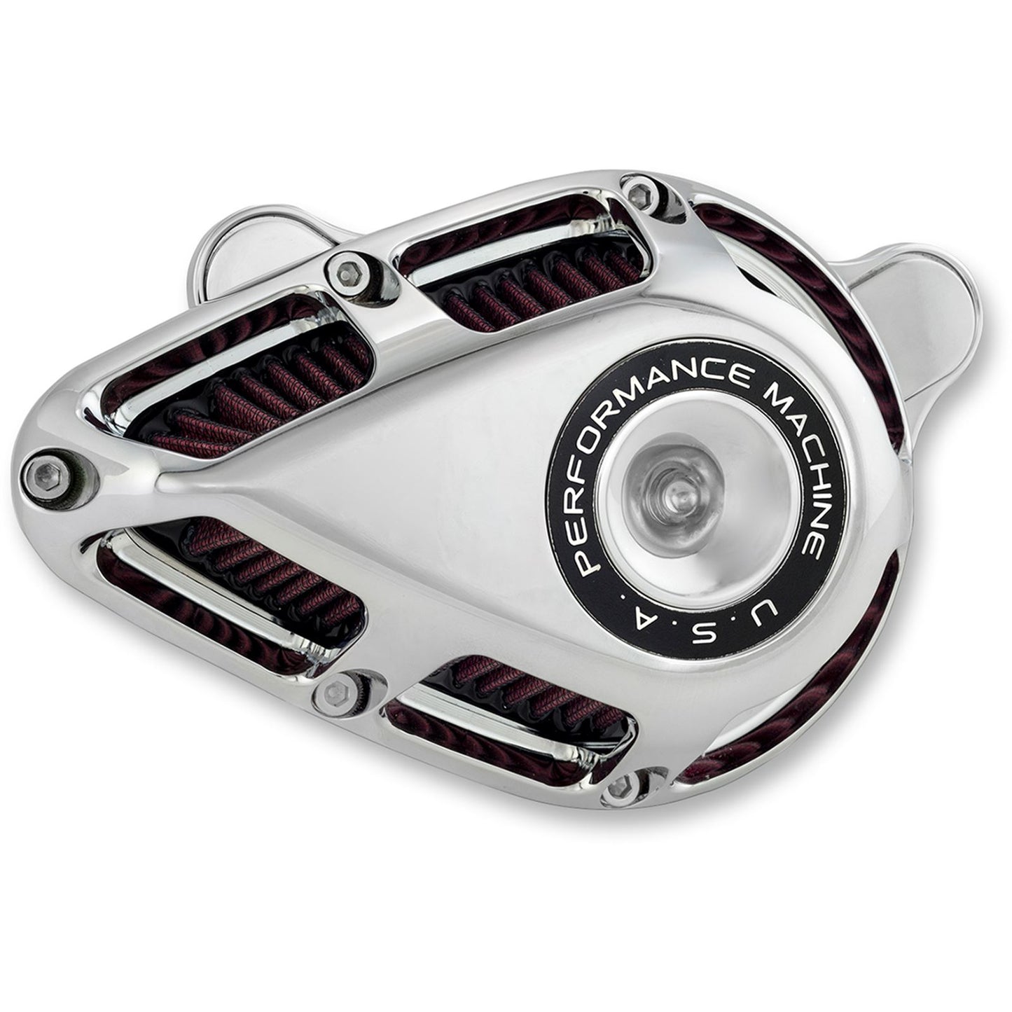 Performance Machine Air Cleaner Jet Cv/Electronic Fuel Injection  Chrome 0206-2112-CH_452708