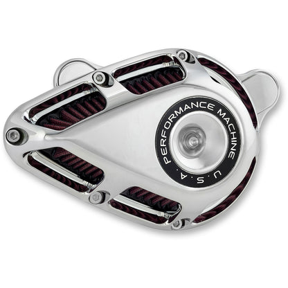 Performance Machine Air Cleaner Jet Cv/Electronic Fuel Injection  Chrome 0206-2112-CH_452708