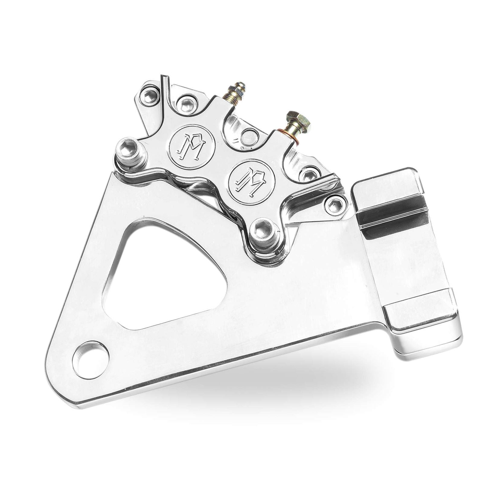 Performance Machine Rear 4-Piston Caliper and Bracket - Chrome 1255-0052-CH_522440