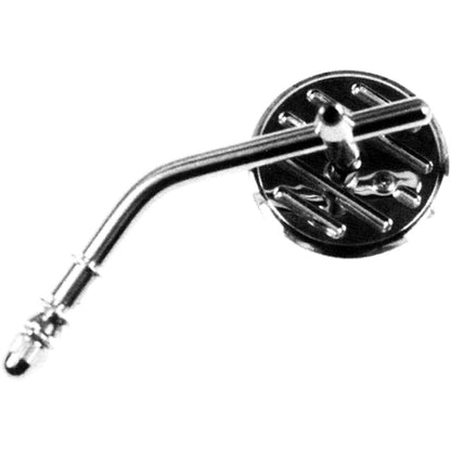 2FastMoto Buffalo Style Chrome Right Or Left 2 3/4" Round Mirror 10mm Thread 20-06845_77016