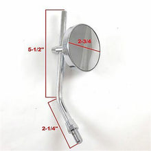 2FastMoto Buffalo Style Chrome Right Mirror 10mm Thread 2 3/4" Round for Yamaha 20-06846_623325