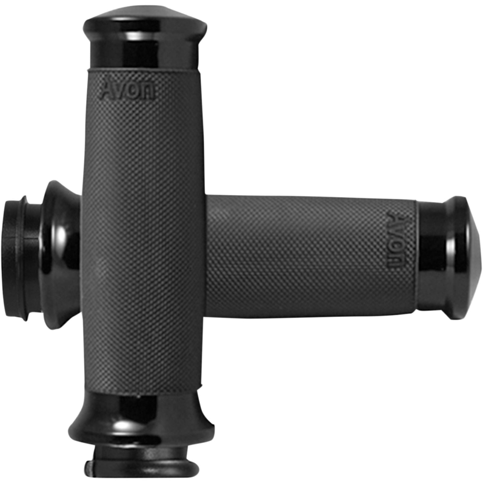 Avon Grips Custom Contour Grips with Fly-by-Wire Throttle Black CC-86-ANO-FLY_347614