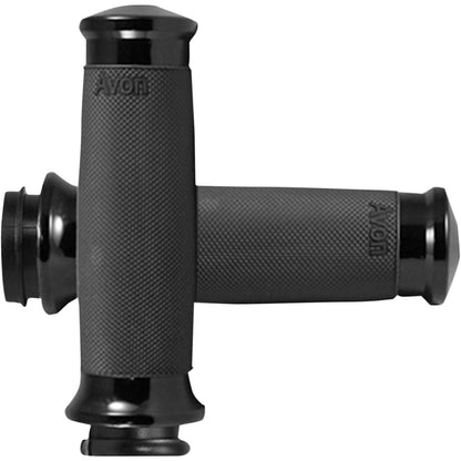Avon Grips Custom Contour Grips with Fly-by-Wire Throttle Black CC-86-ANO-FLY_347614