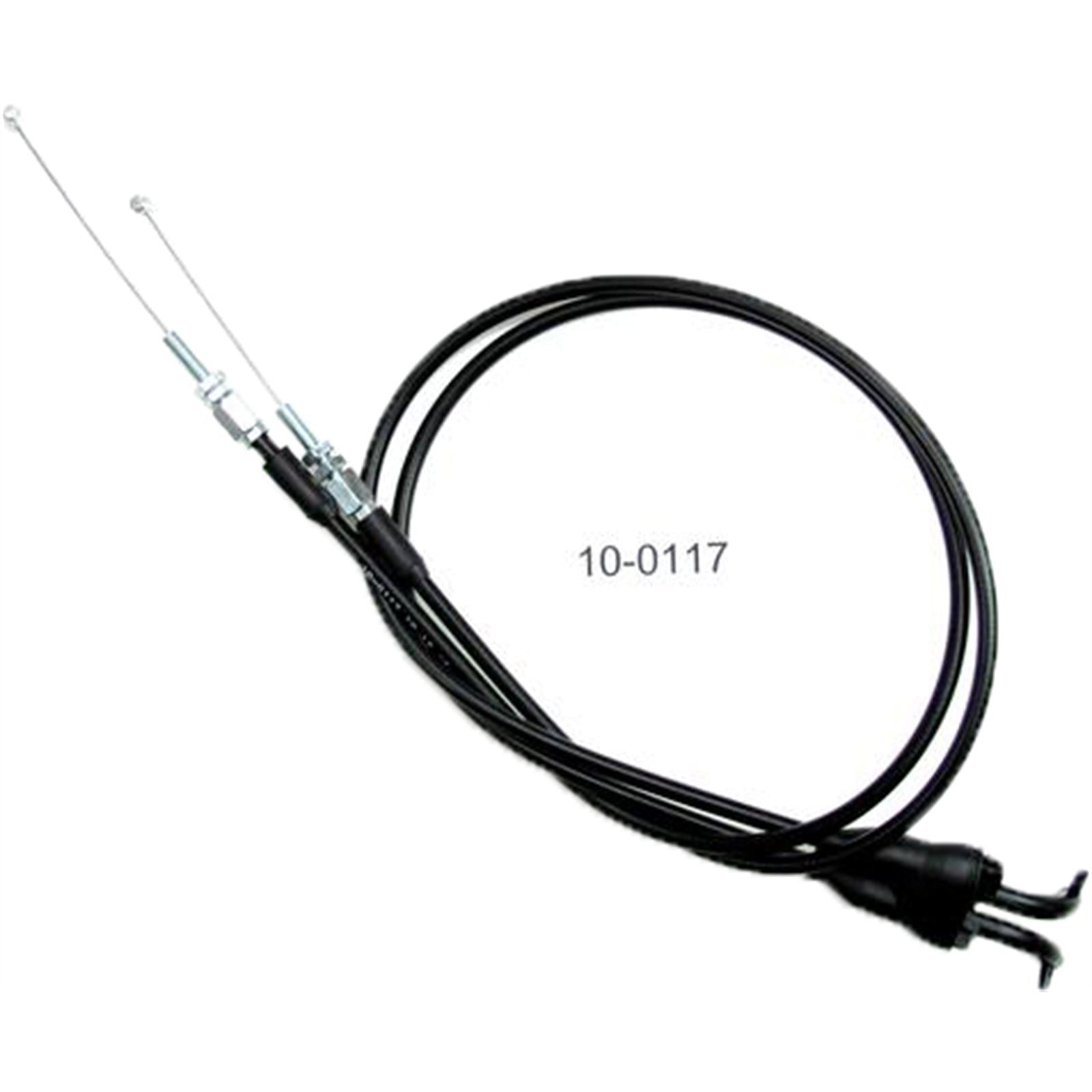 Motion Pro Black Vinyl Throttle Push-Pull Cable Set 10-0117_77120