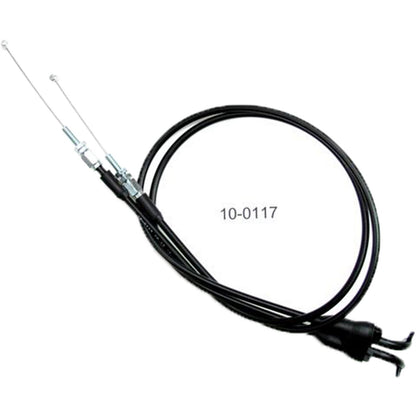 Motion Pro Black Vinyl Throttle Push-Pull Cable Set 10-0117_77120