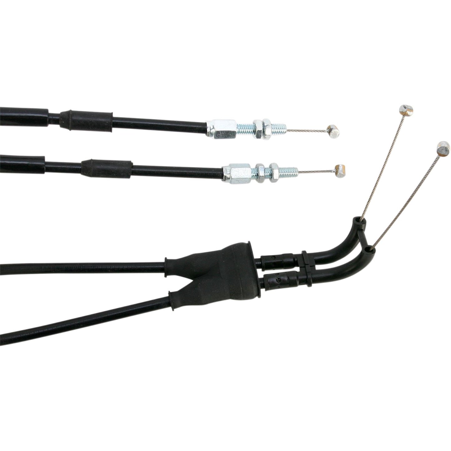 Motion Pro Black Vinyl Throttle Push-Pull Cable Set 10-0117_444315