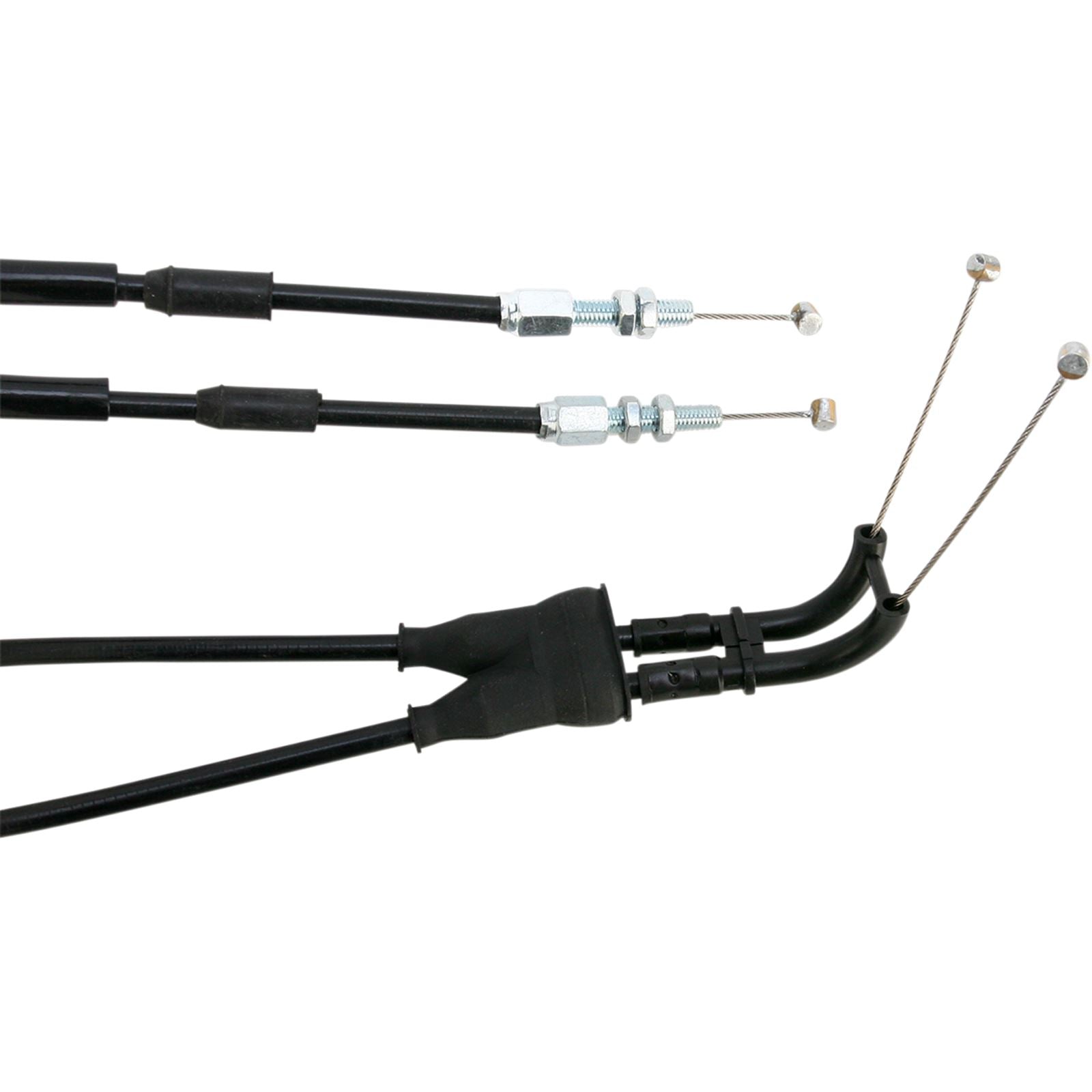 Motion Pro Black Vinyl Throttle Push-Pull Cable Set 10-0117_444315