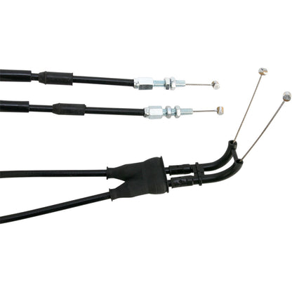 Motion Pro Black Vinyl Throttle Push-Pull Cable Set 10-0117_444315