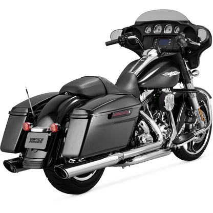 Vance And Hines Twin Slash Muffler - Chrome 16763_77750