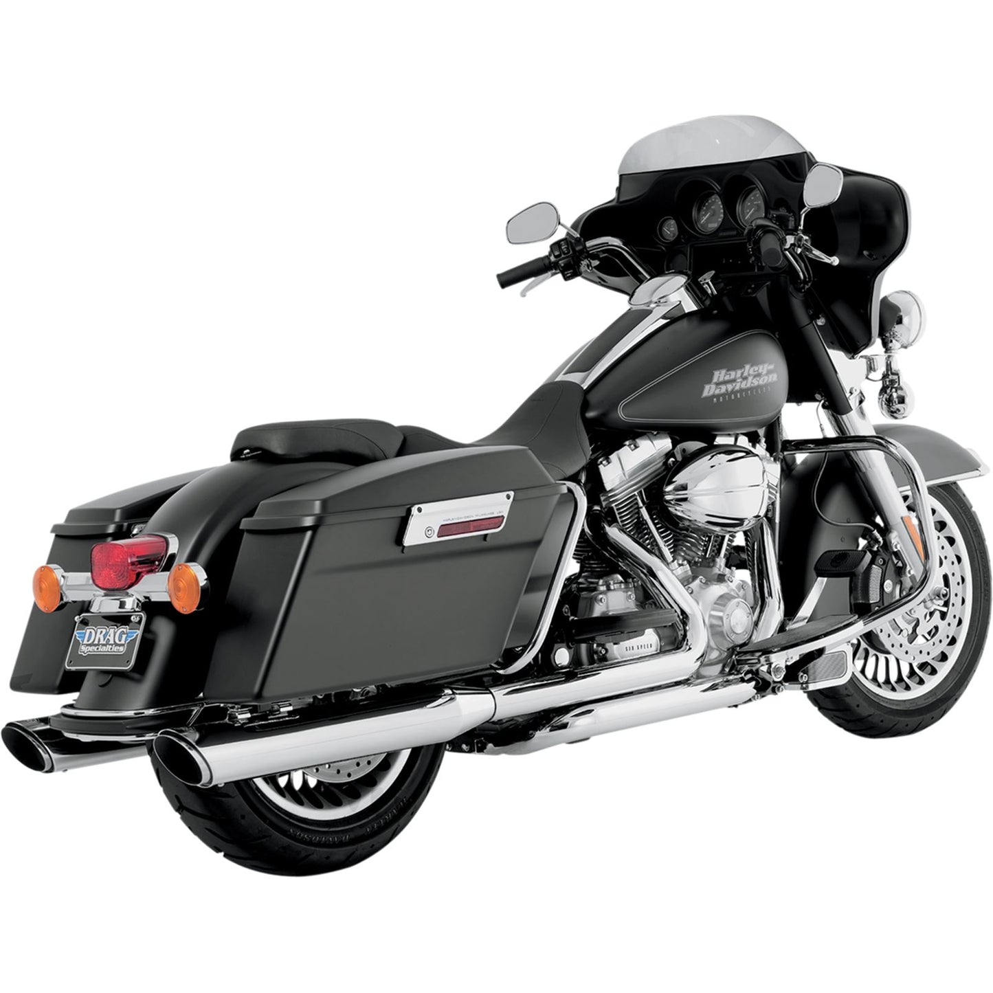 Vance And Hines Twin Slash Muffler - Chrome 16763_489457