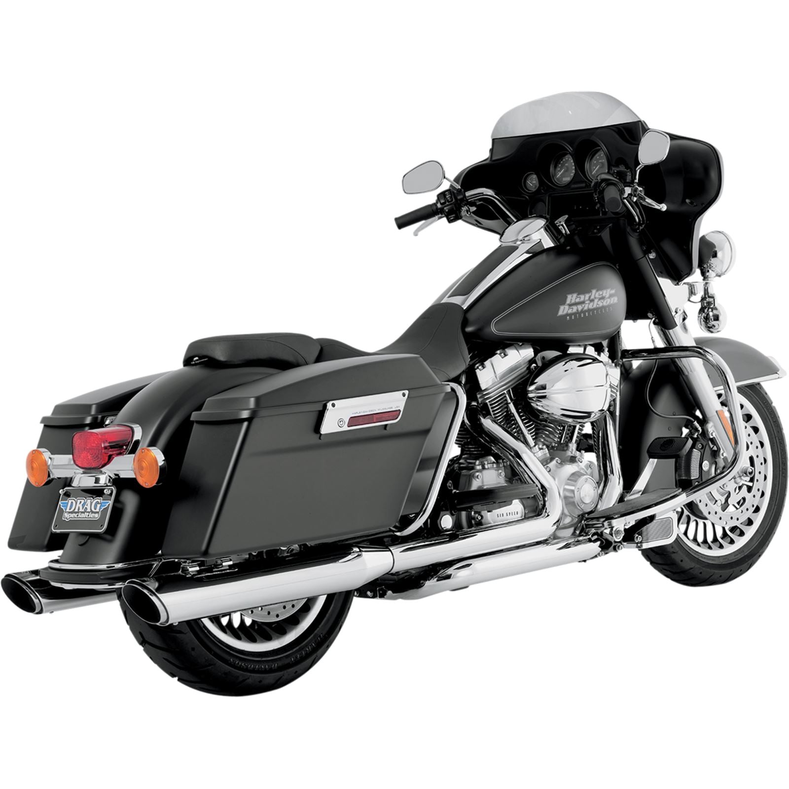 Vance And Hines Twin Slash Muffler - Chrome 16763_489457