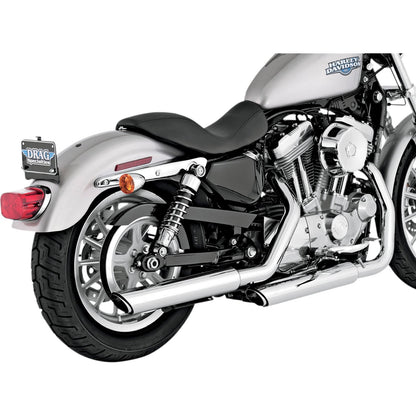 Vance And Hines Twin Slash Mufflers - Chrome 16839_489465