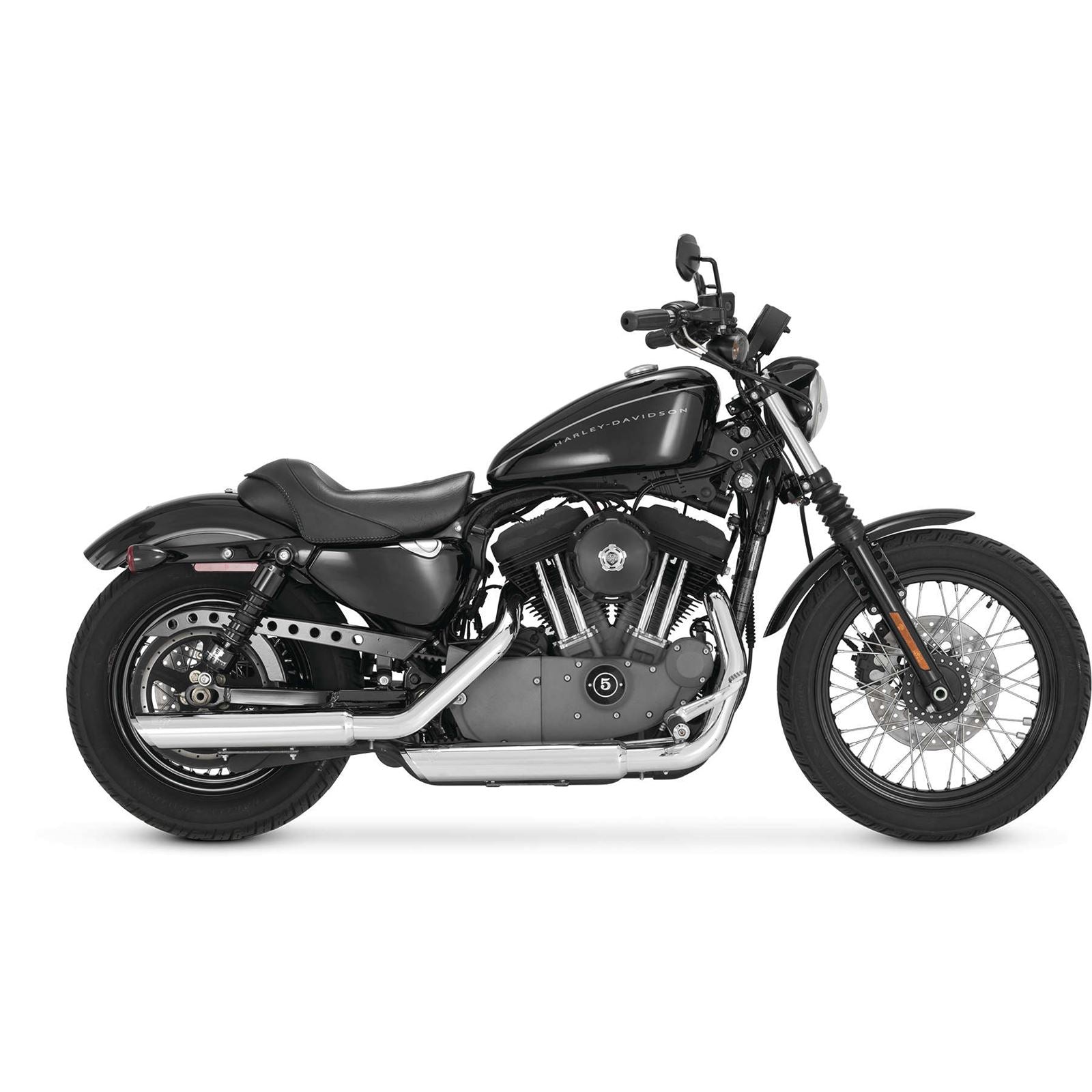 Vance And Hines Twin Slash Mufflers - Chrome 16839_77792