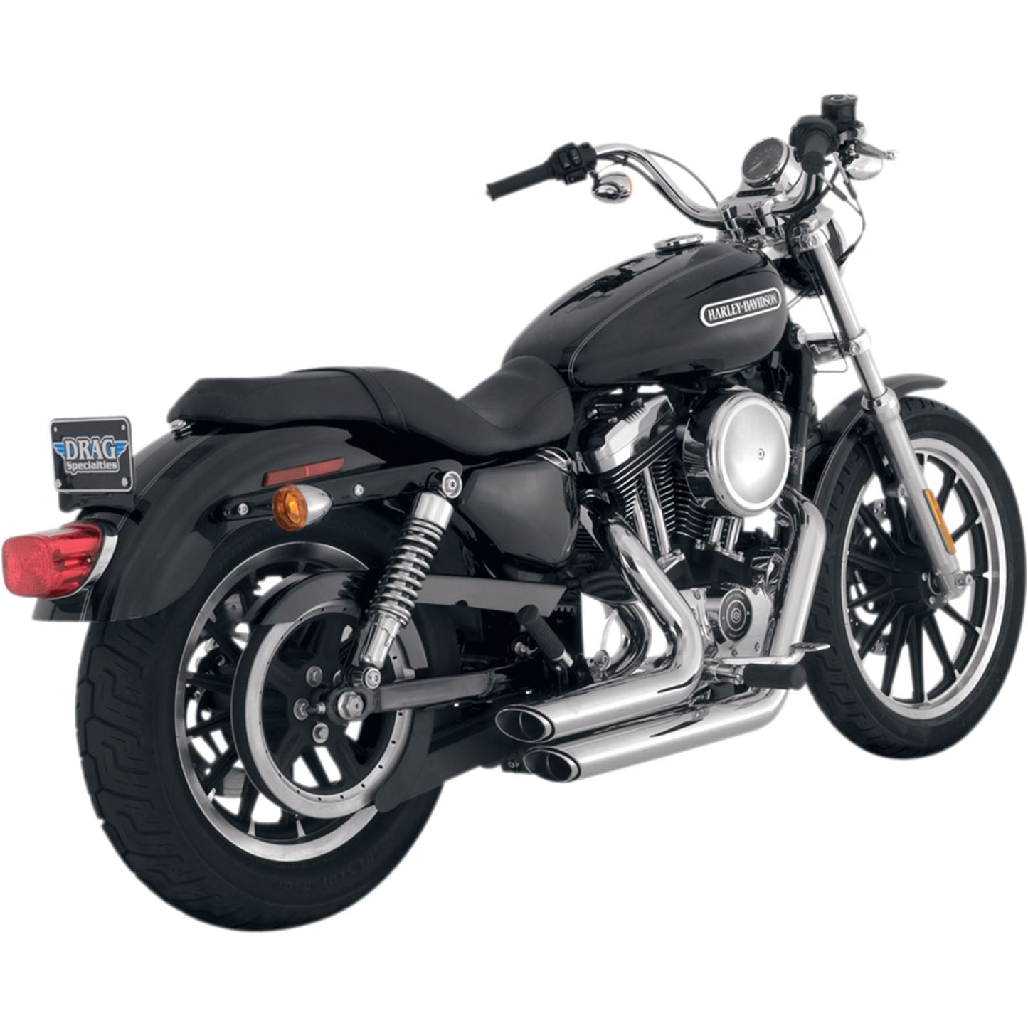 Vance And Hines Shortshots Staggered Exhaust - Chrome 17219_489283