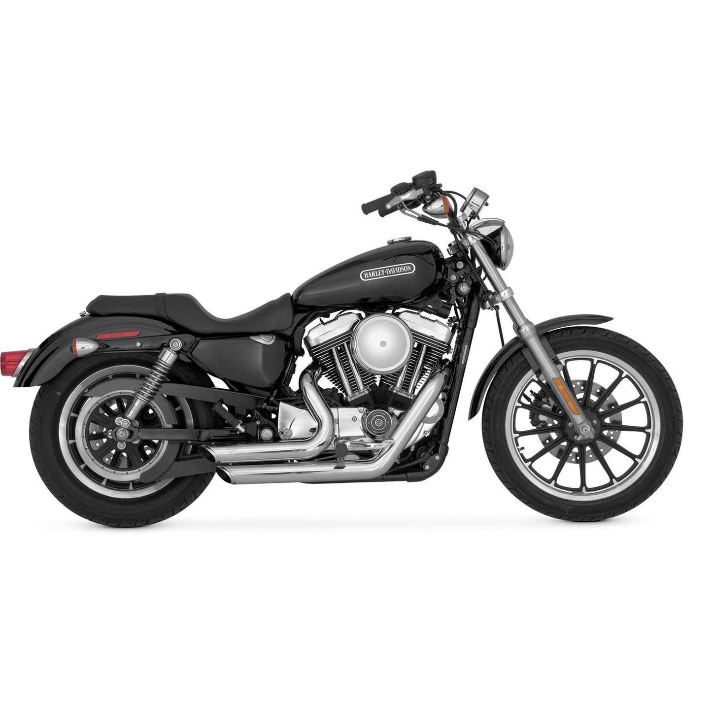 Vance And Hines Shortshots Staggered Exhaust - Chrome 17219_77822