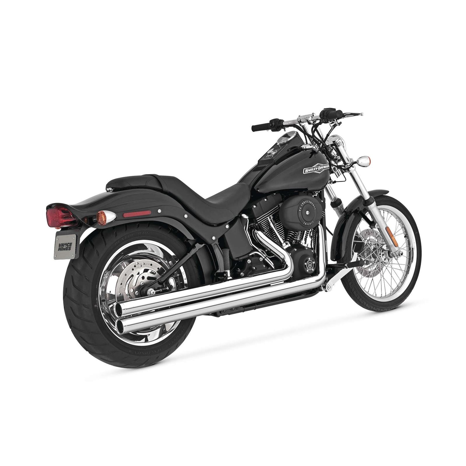 Vance And Hines Big Shots Exhaust - Chrome - Long 17923_77856
