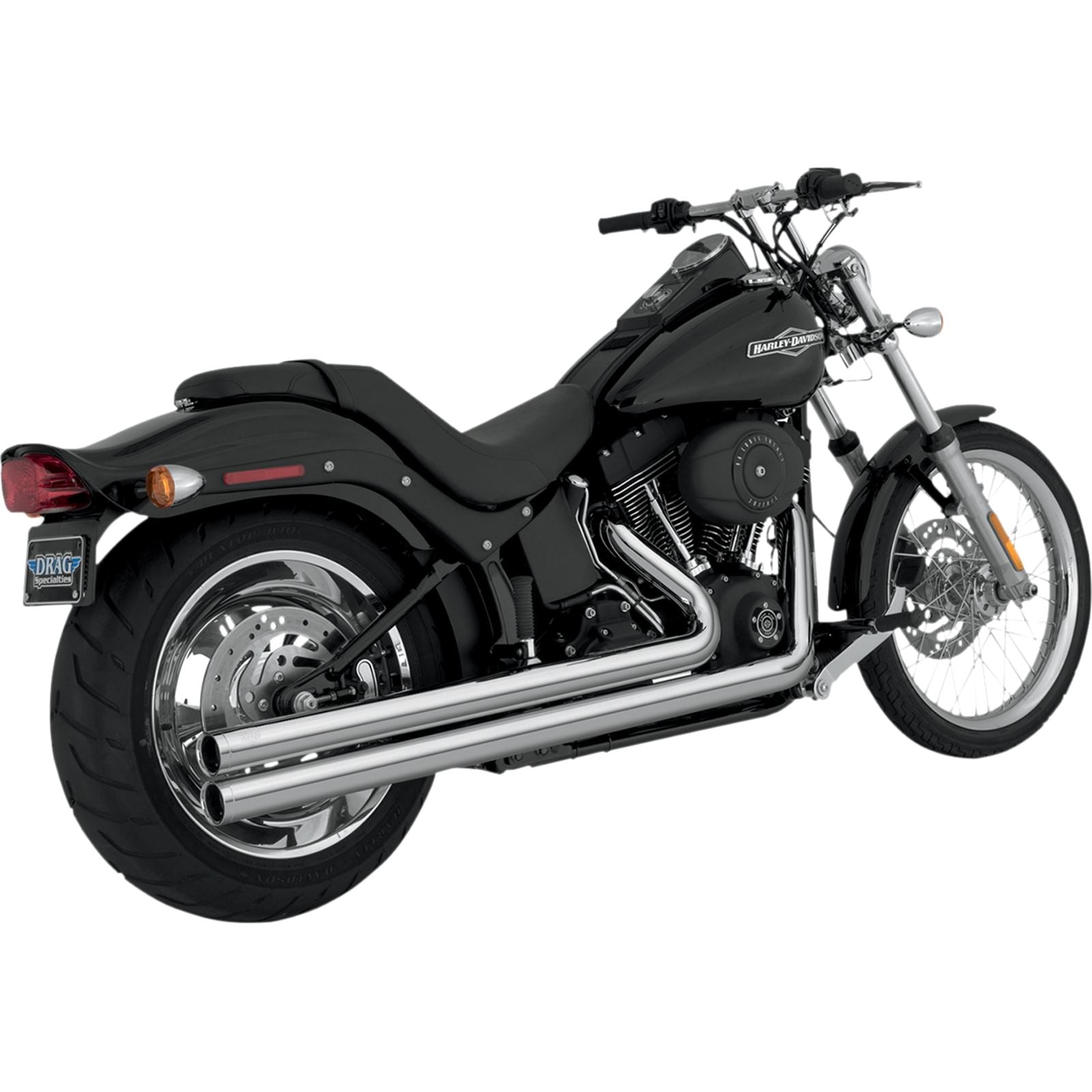 Vance And Hines Big Shots Exhaust - Chrome - Long 17923_489281