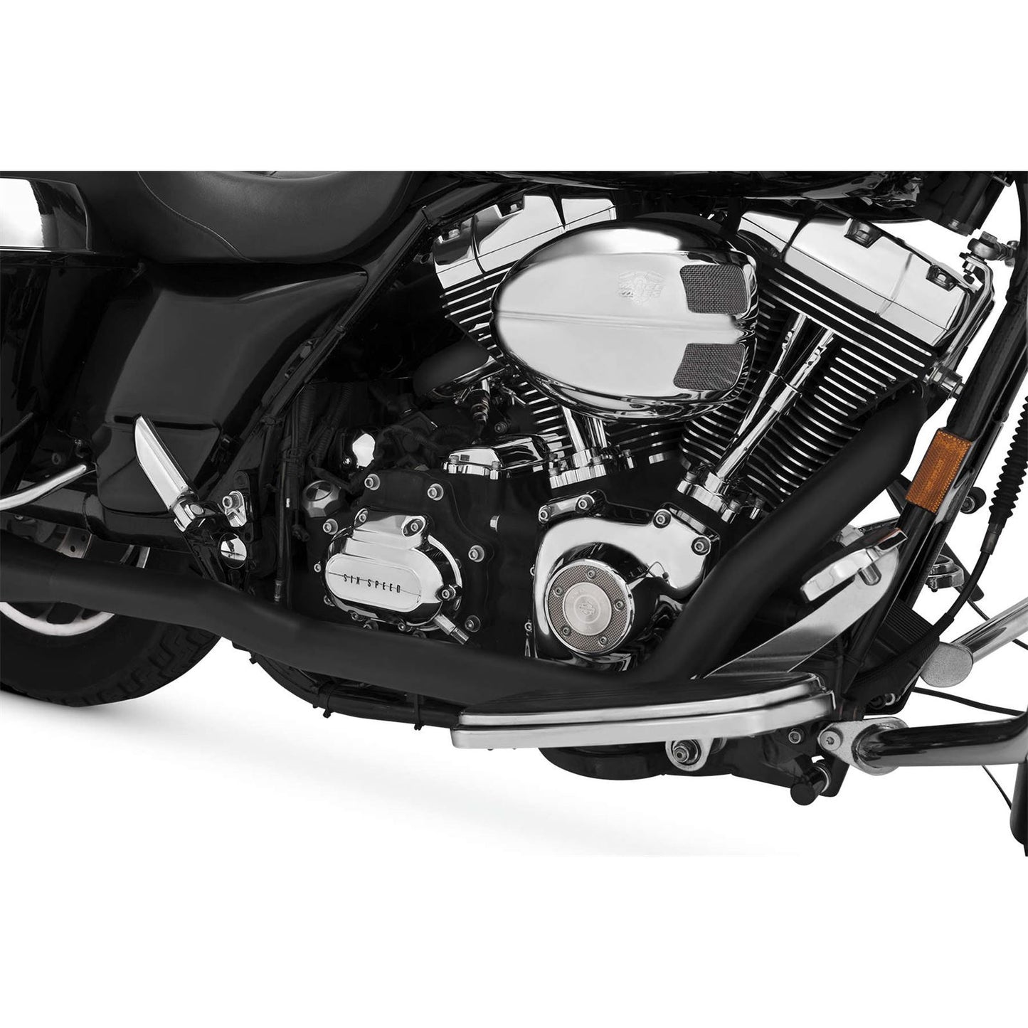 Vance And Hines Dual Headpipes - Black - '95-'08 FL 46799_77898
