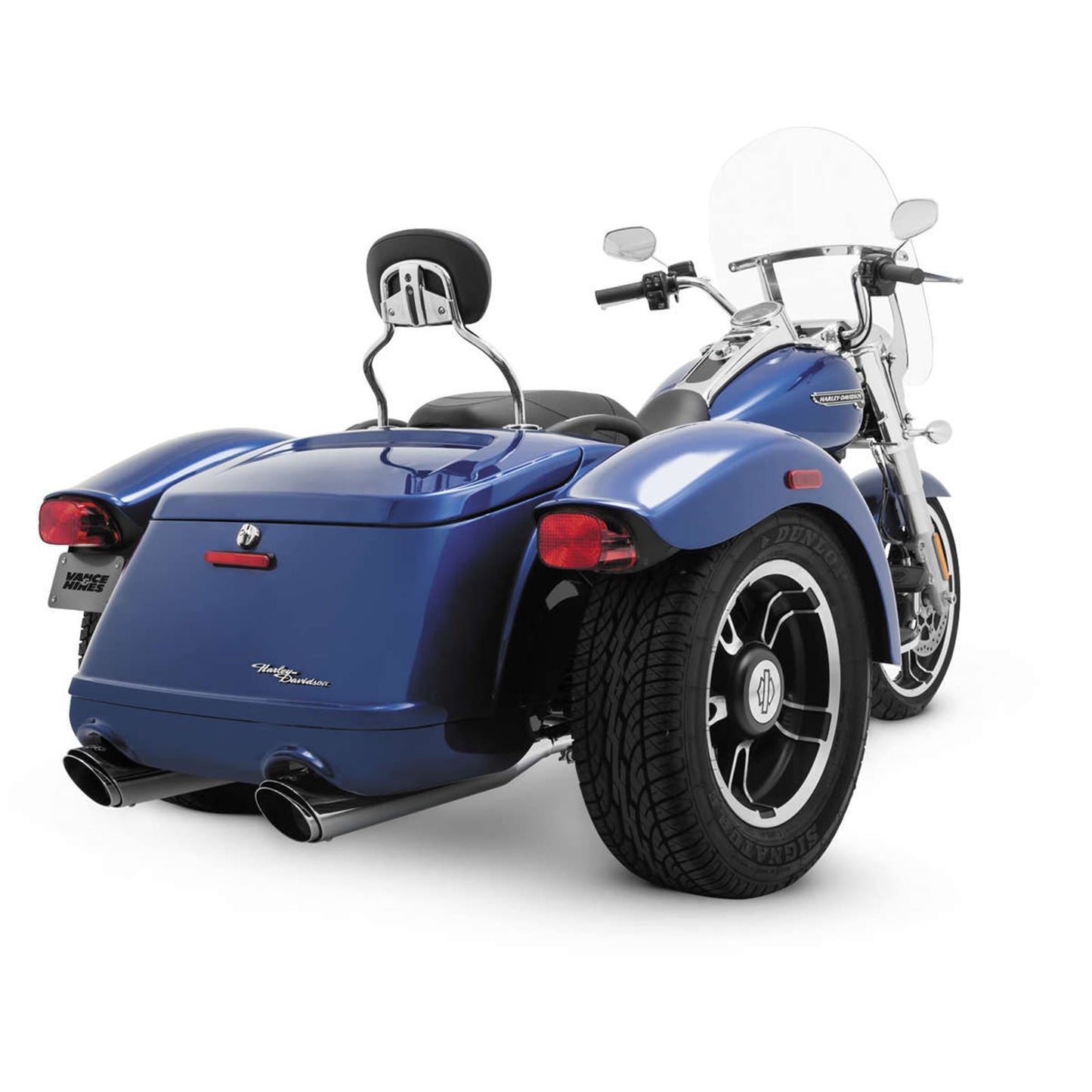 Vance And Hines Chrome Mufflers - Freewheeler 16798_78007