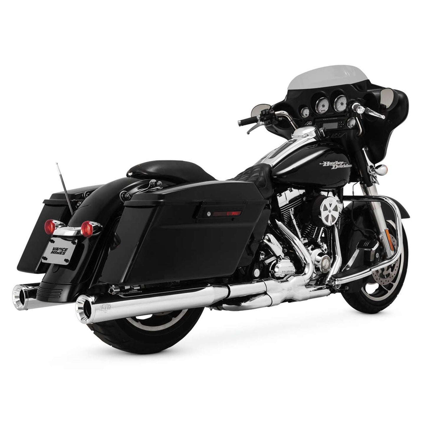 Vance And Hines 4" Eliminator Mufflers - Chrome 16703_78013