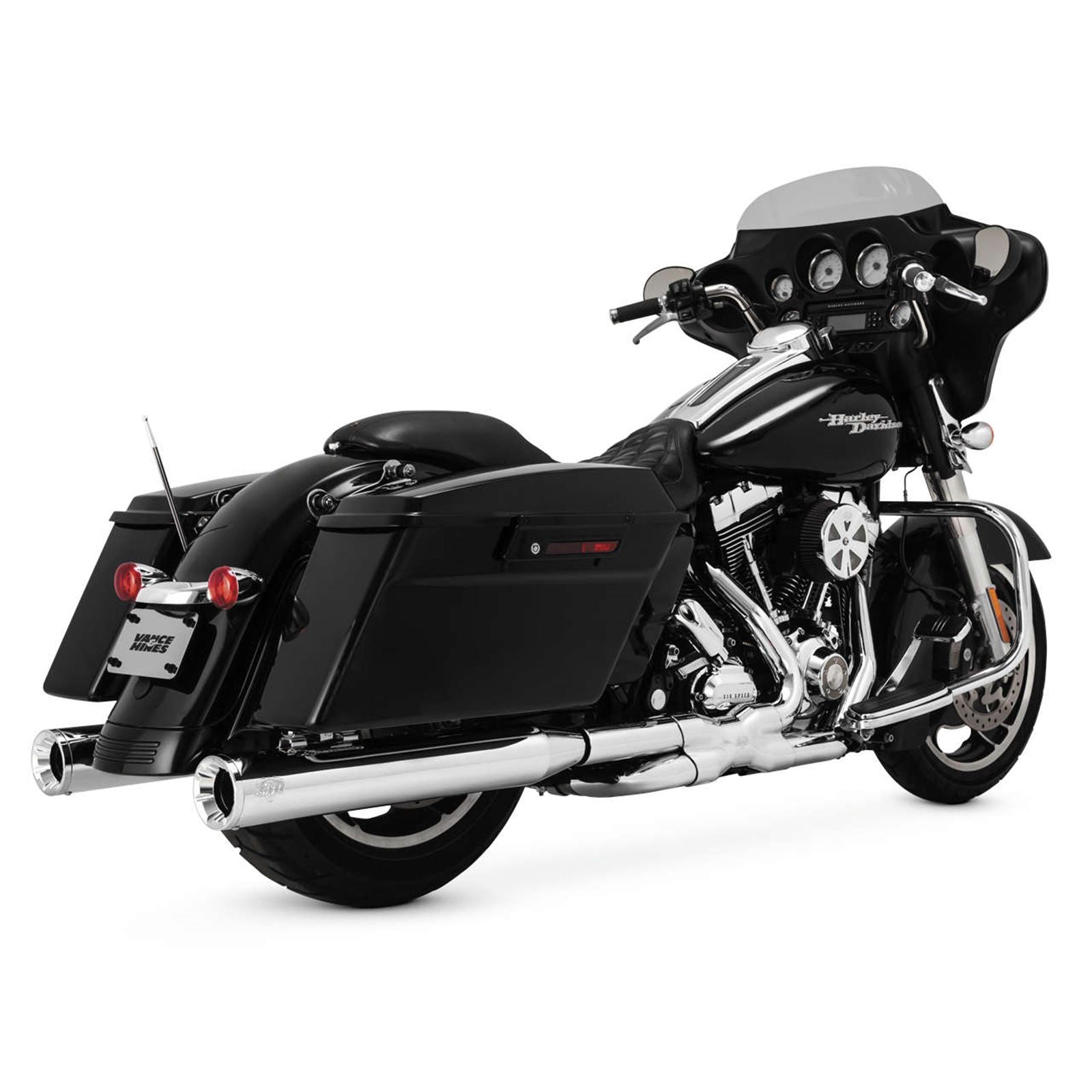 Vance And Hines 4" Eliminator Mufflers - Chrome 16703_78013